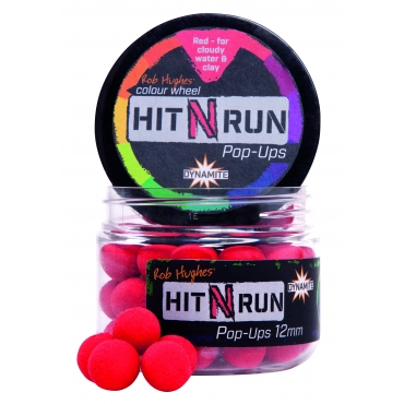 Dynamite Baits Hit N Run Pop-Ups 12mm Red